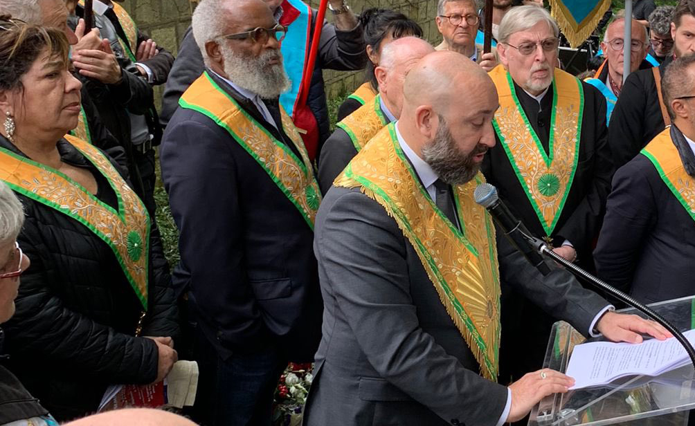 Discours du Grand Maître Guillaume TRICHARD au Mur des Fédérés le 1er Mai 2024